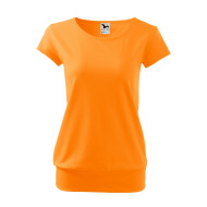 Tee-shirt femme City 120 - mandarine