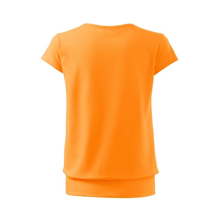 Tee-shirt femme City 120 - mandarine