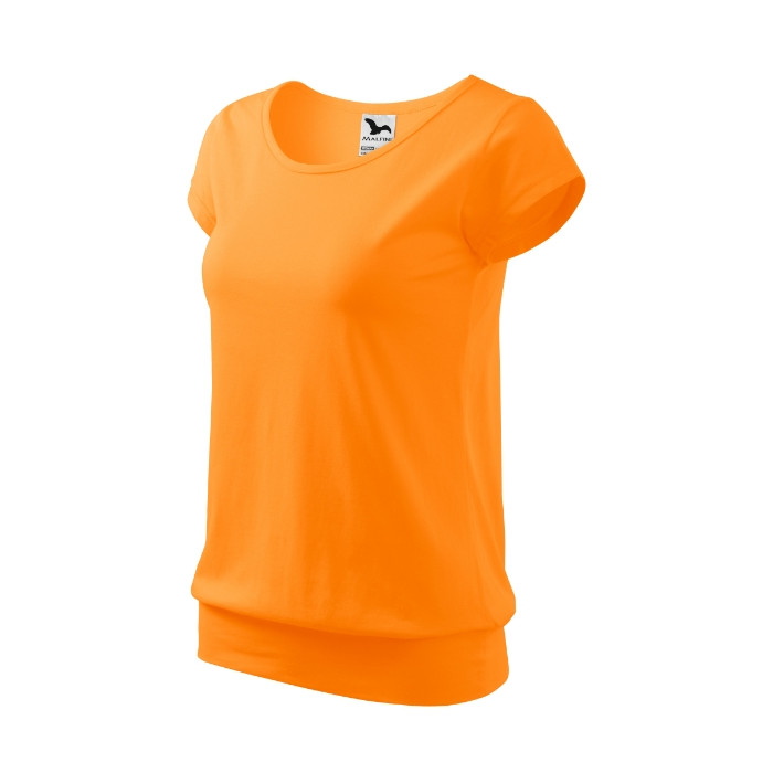 Tee-shirt femme City 120 - mandarine