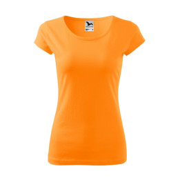 Tee-shirt femme Pure 122 - mandarine