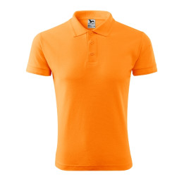Polo homme Pique Polo 203 - mandarine