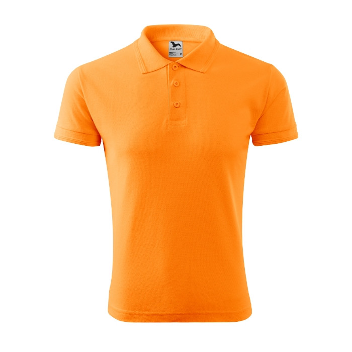 Polo homme Pique Polo 203 - mandarine