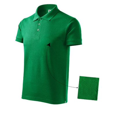 Polo homme Cotton 212 - vert moyen