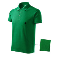 Polo homme Cotton 212 - vert moyen