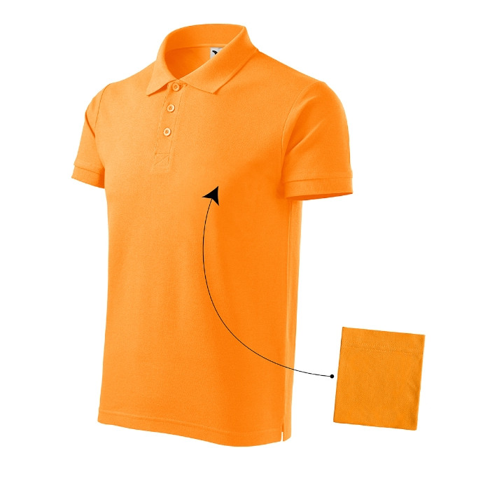 Polo homme Cotton 212 - mandarine