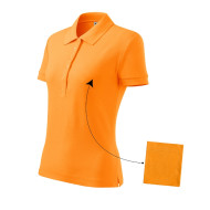 Polo femme Cotton 213 - mandarine