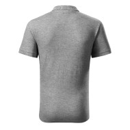 Polo homme Cotton Heavy 215 - gris chiné foncé
