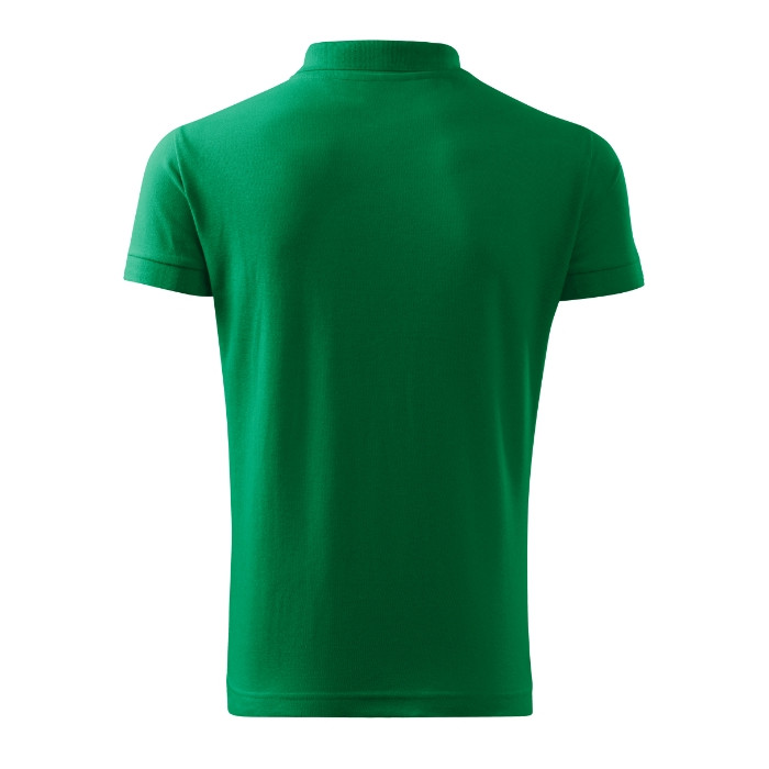 Polo homme Cotton Heavy 215 - vert moyen
