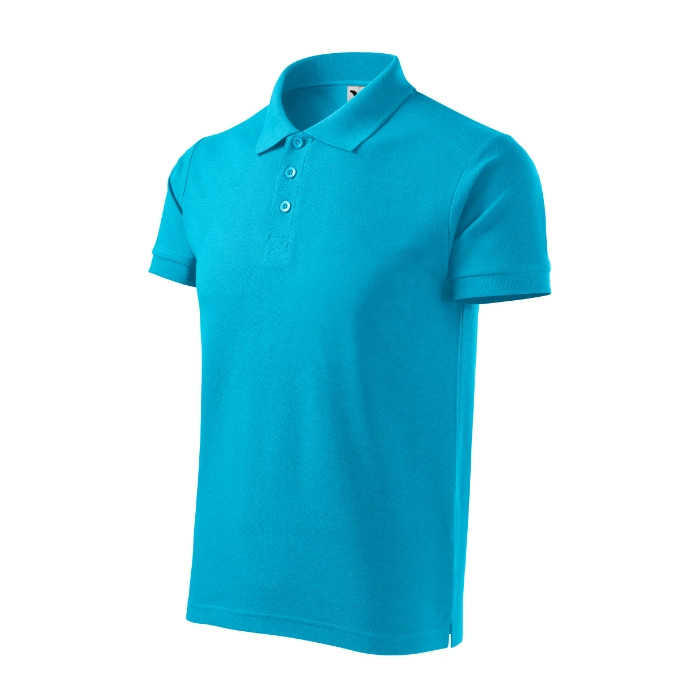 Polo homme Cotton Heavy 215 - turquoise