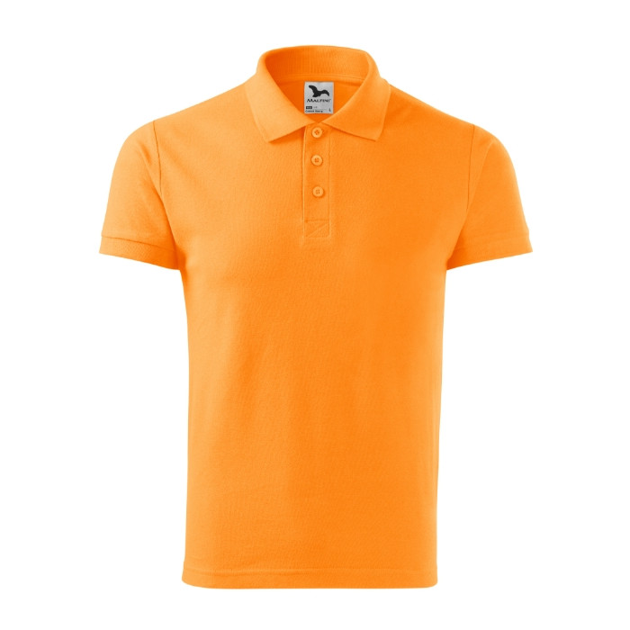 Polo homme Cotton Heavy 215 - mandarine