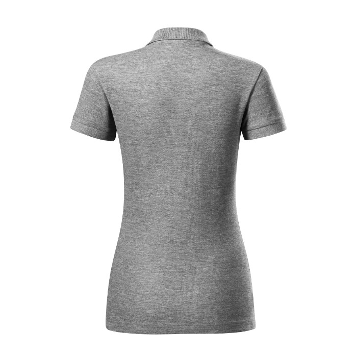 Polo femme Cotton Heavy 216 - gris chiné foncé