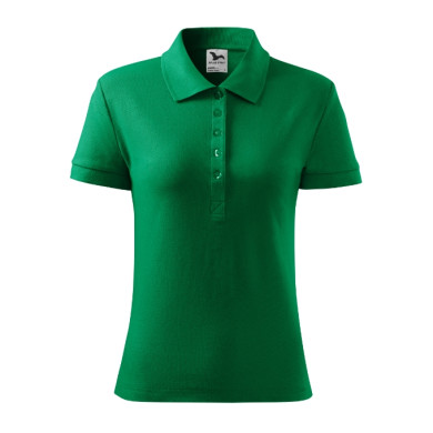 Polo femme Cotton Heavy 216 - vert moyen