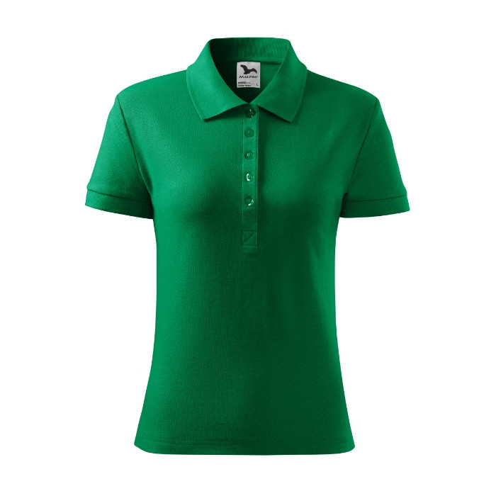 Polo femme Cotton Heavy 216 - vert moyen