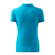 Polo femme Cotton Heavy 216 - turquoise