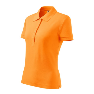 Polo femme Cotton Heavy 216 - mandarine