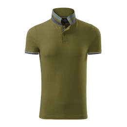Polo homme Collar Up 256 - vert avocat