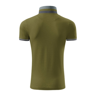Polo homme Collar Up 256 - vert avocat