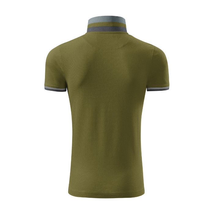 Polo homme Collar Up 256 - vert avocat