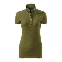 Polo femme Collar Up 257 - vert avocat