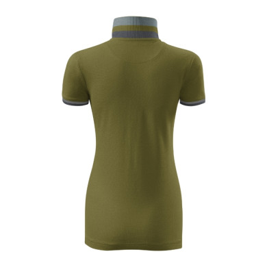 Polo femme Collar Up 257 - vert avocat