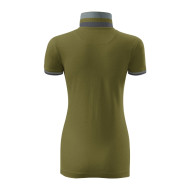 Polo femme Collar Up 257 - vert avocat