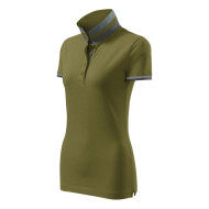 Polo femme Collar Up 257 - vert avocat