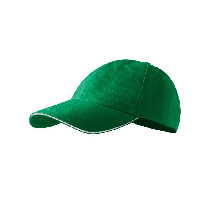 Casquette unisex Sandwich 6P 306 - vert moyen