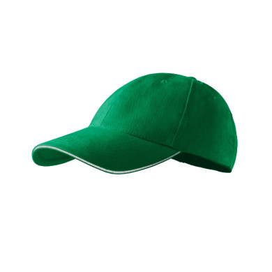 Casquette unisex Sandwich 6P 306 - vert moyen