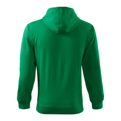 Sweatshirt homme Trendy Zipper 410 - vert moyen