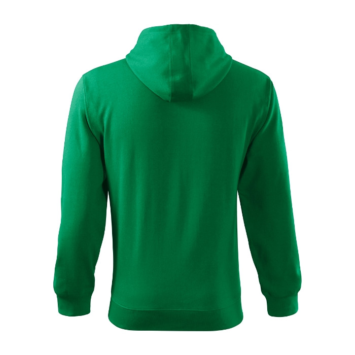 Sweatshirt homme Trendy Zipper 410 - vert moyen