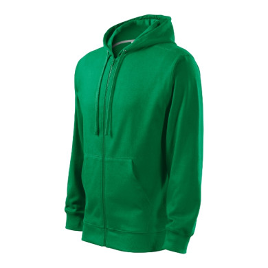 Sweatshirt homme Trendy Zipper 410 - vert moyen