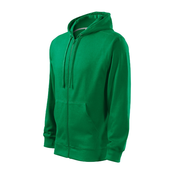 Sweatshirt homme Trendy Zipper 410 - vert moyen