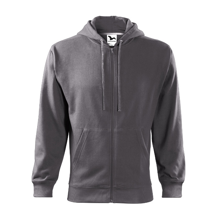 Sweatshirt homme Trendy Zipper 410 - gris acier