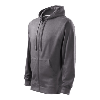 Sweatshirt homme Trendy Zipper 410 - gris acier