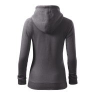 Sweatshirt femme Trendy Zipper 411 - gris acier