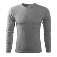 Tee-shirt homme Fit-T LS 119 - gris chiné foncé