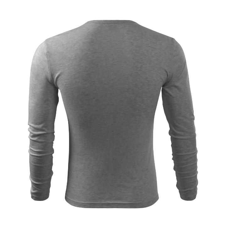 Tee-shirt homme Fit-T LS 119 - gris chiné foncé