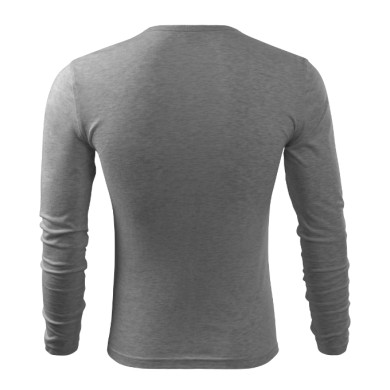 Tee-shirt homme Fit-T LS 119 - gris chiné foncé