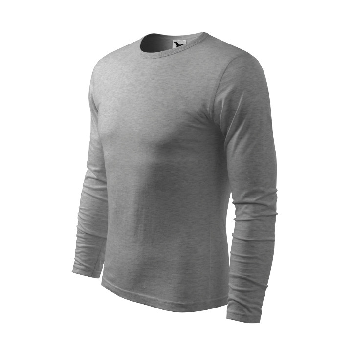 Tee-shirt homme Fit-T LS 119 - gris chiné foncé