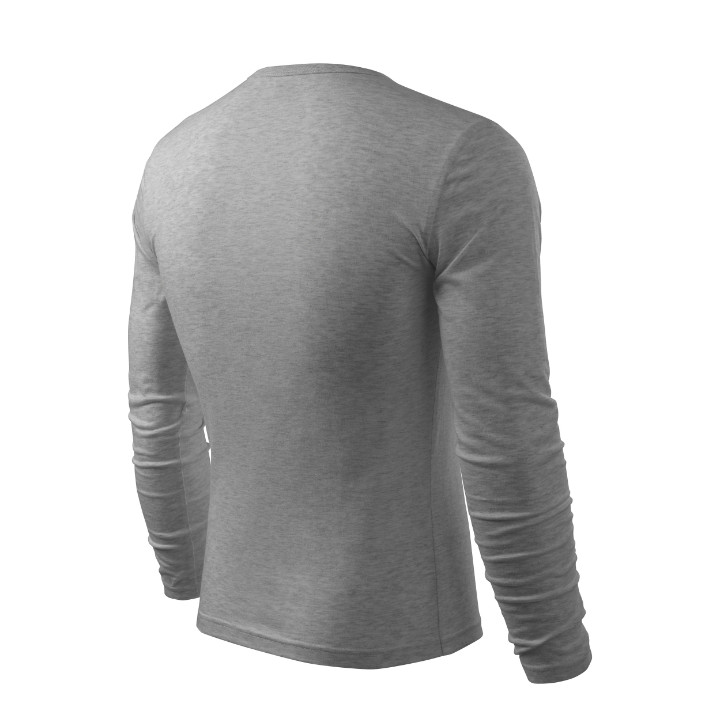 Tee-shirt homme Fit-T LS 119 - gris chiné foncé
