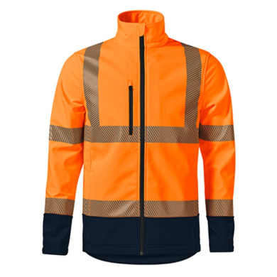 Blouson softshell unisex HV Drop 5V3 - orange fluorescent
