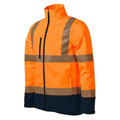 Blouson softshell unisex HV Drop 5V3 - orange fluorescent