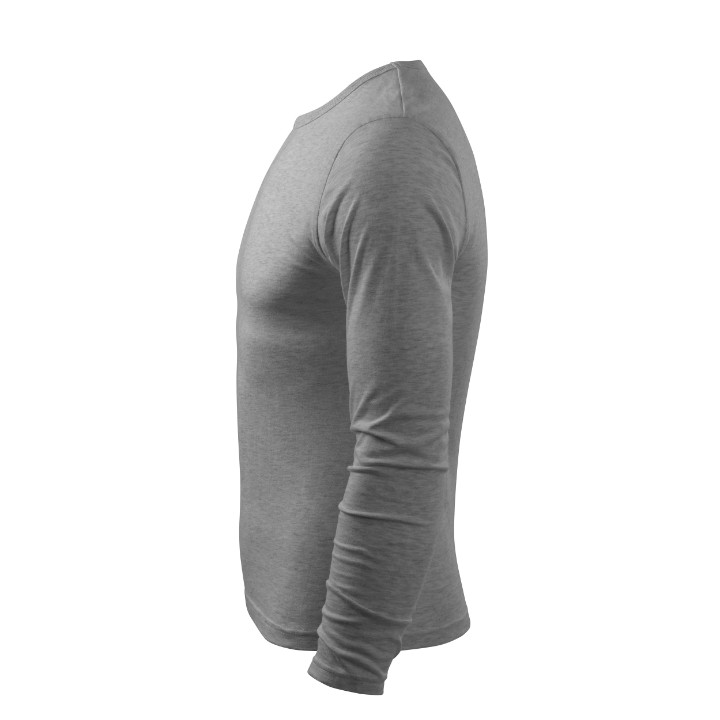 Tee-shirt homme Fit-T LS 119 - gris chiné foncé