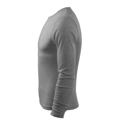 Tee-shirt homme Fit-T LS 119 - gris chiné foncé