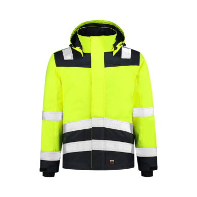 Blouson de travail unisex Midi Parka High Vis Bicolor T51 - jaune fluorescent