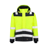 Blouson de travail unisex Midi Parka High Vis Bicolor T51 - jaune fluorescent