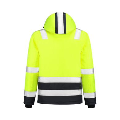 Blouson de travail unisex Midi Parka High Vis Bicolor T51 - jaune fluorescent