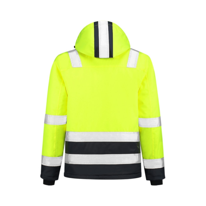 Blouson de travail unisex Midi Parka High Vis Bicolor T51 - jaune fluorescent