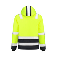 Blouson de travail unisex Midi Parka High Vis Bicolor T51 - jaune fluorescent