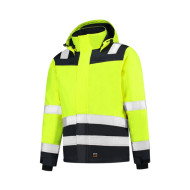 Blouson de travail unisex Midi Parka High Vis Bicolor T51 - jaune fluorescent